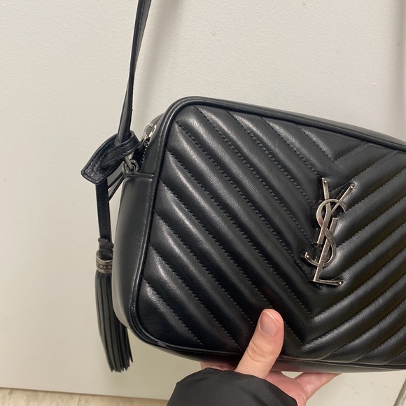 YSL Camera Bag black leather - Picture 14 of 17